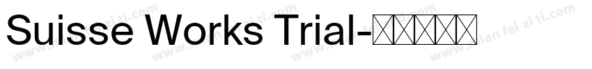 Suisse Works Trial字体转换
